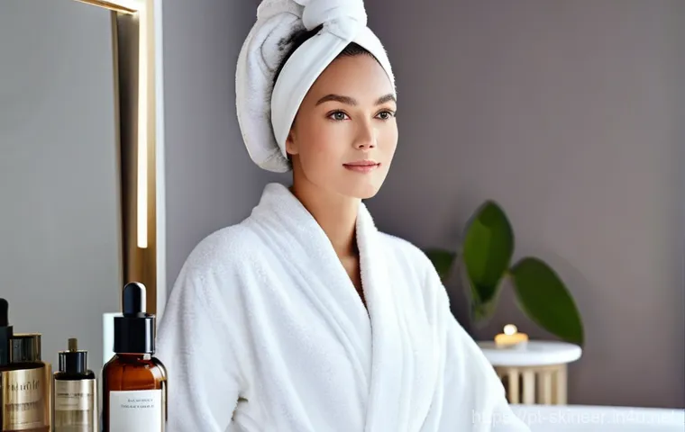 스킨케어 업무를 위한 체계적인 시간 관리 - **Prompt for "Morning Skincare Energizer":**
    "A young adult woman, with a radiant and fresh comp...