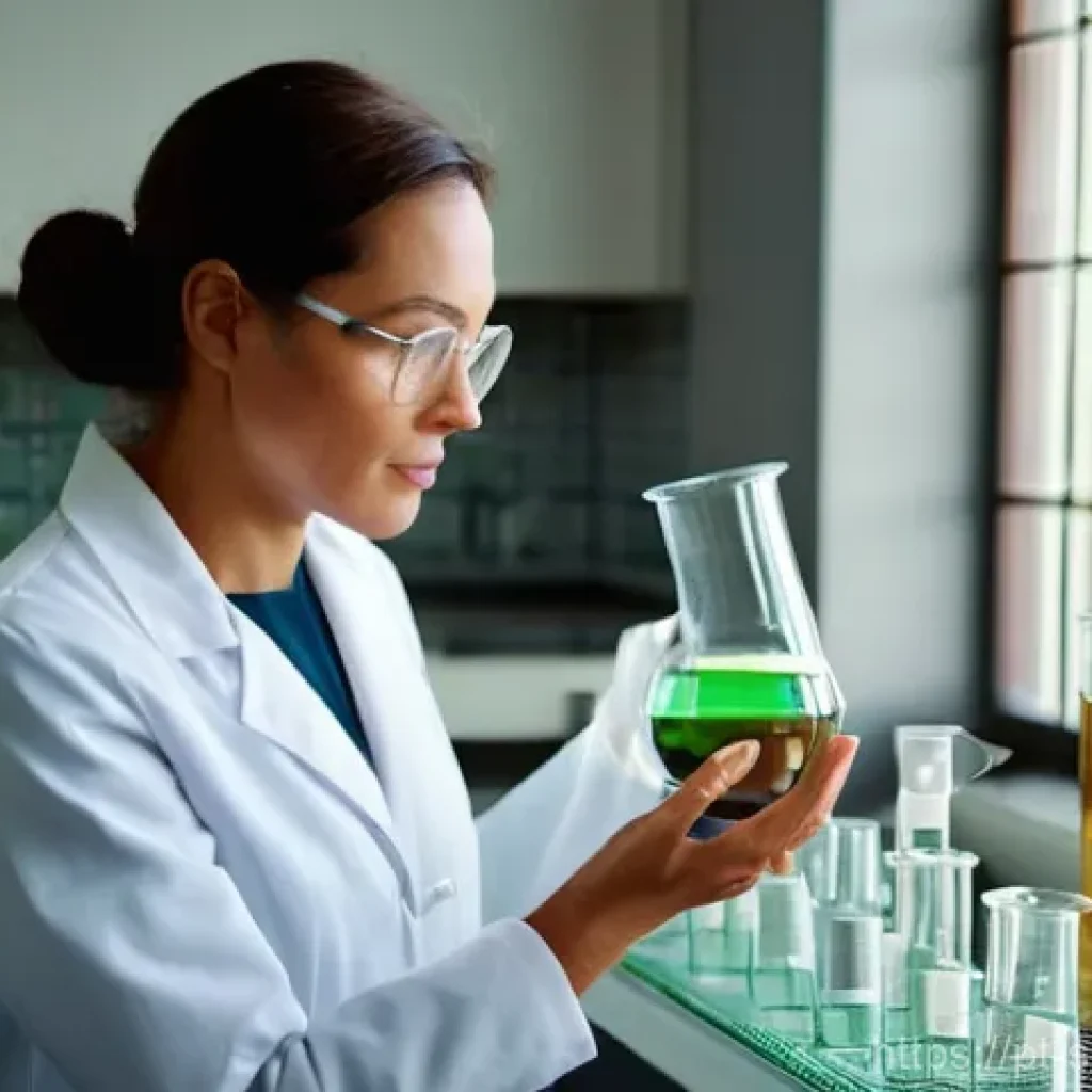 스킨케어 컨설턴트가 되는 법 - **Prompt 1: The Meticulous Skincare Scientist-Consultant**
    A highly detailed, realistic photogra...