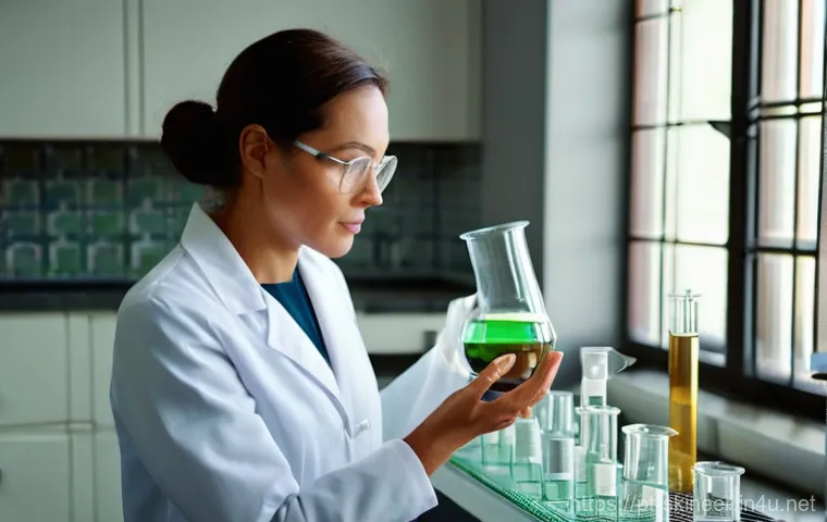 스킨케어 컨설턴트가 되는 법 - **Prompt 1: The Meticulous Skincare Scientist-Consultant**
    A highly detailed, realistic photogra...